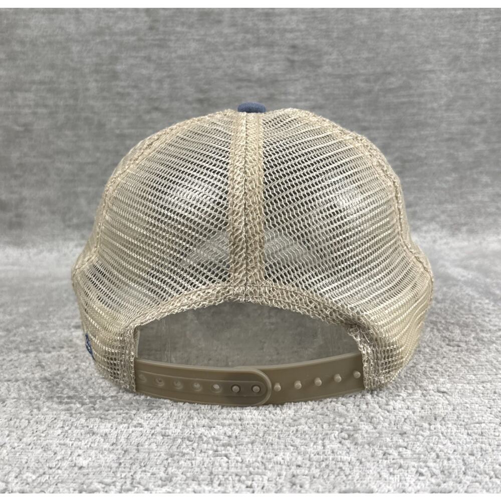 Salt Life Stance Trucker Hat Atlantic Blue Faded Mesh Snapback Fishing Cap - Picture 5 of 9